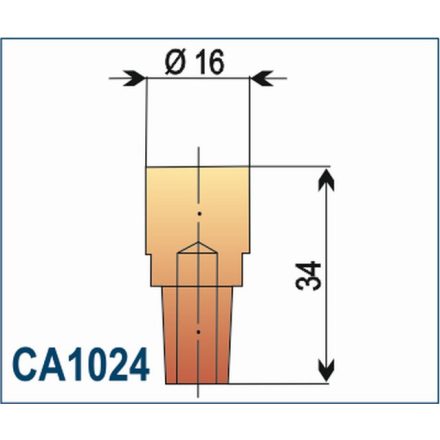 Ponthegesztő elektróda-CA1024