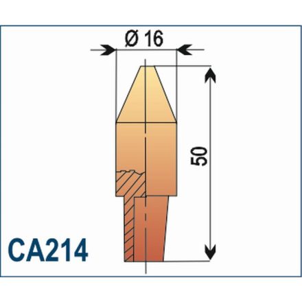Ponthegesztő elektróda-CA214