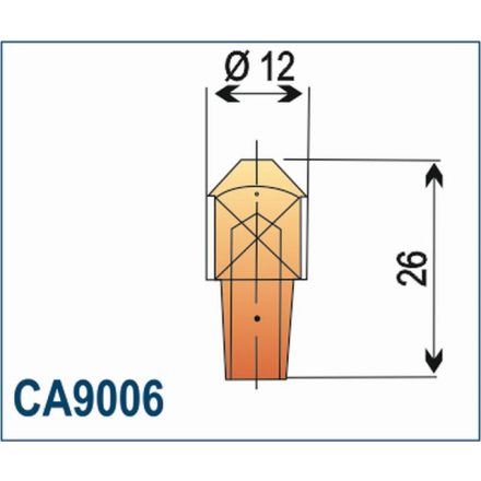 Ponthegesztő elektróda-CA9006